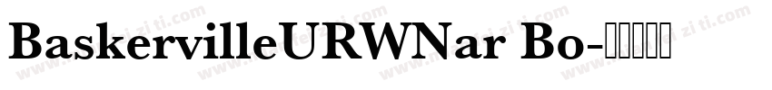 BaskervilleURWNar Bo字体转换